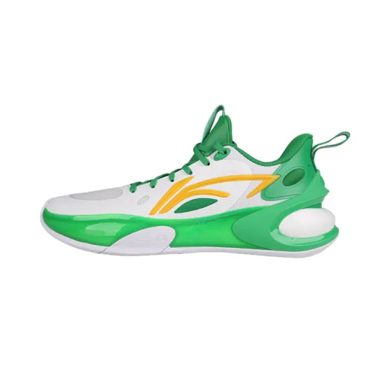 LINING YuShuai 17 LOW Basketball Shoes Men Low-Top Green White/Yellow