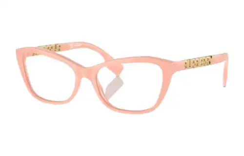 Burberry Plastic Butterfly Eyeglass Frames Women's Pink