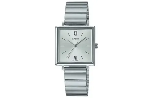 CASIO Women's Standard Series Silver Watch LTP-E155D-7B