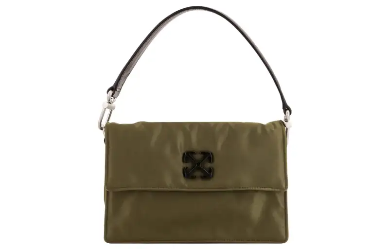 OFF WHITE Jitney 40 Foldover Top Shoulder Bag