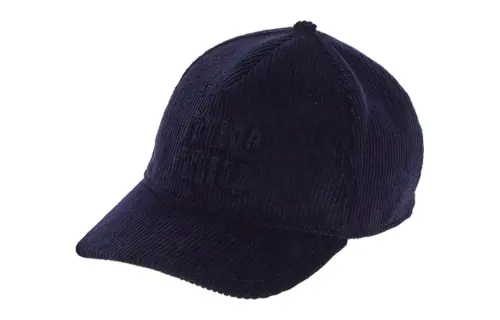 MIU MIU Cotton Baseball Caps Women's Dark Blue