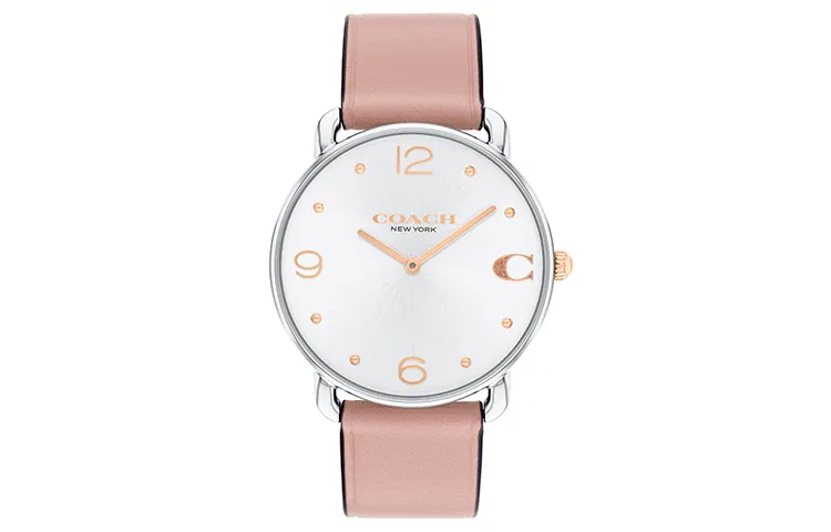COACH Wrist Watches Quartz Movement Steel Strap White Dial Women's Watch