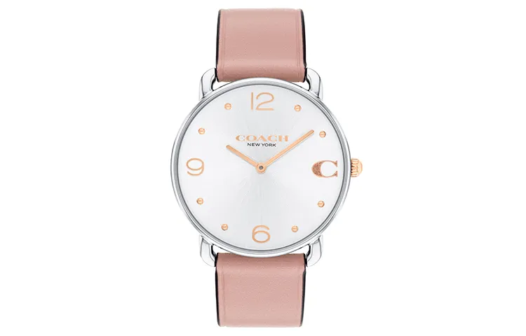 COACH Wrist Watches Quartz Movement Steel Strap White Dial Women's Watch