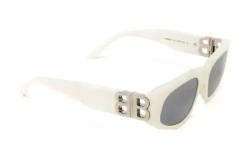 Balenciaga Rectangle-Frame Tinted Sunglasses