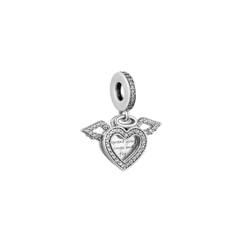 Pandora Angel Wings 925 Sterling Silver Ornament Women's Silver