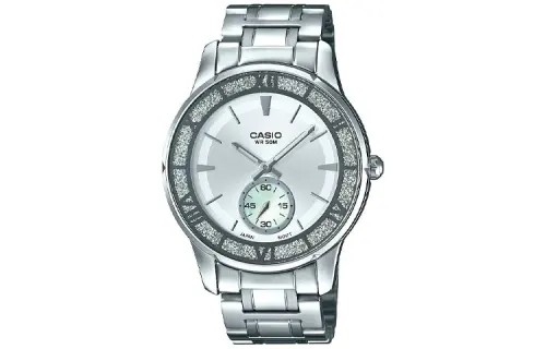 CASIO Women's Standard Series 45.5mm Silver Watch LTPE135D7AVDF