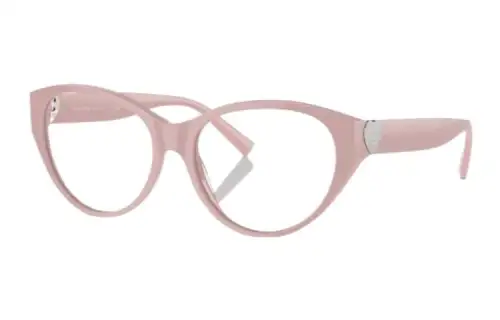 TIFFANY & CO. Plastic Irregular Shape Eyeglass Frames Women's Pink