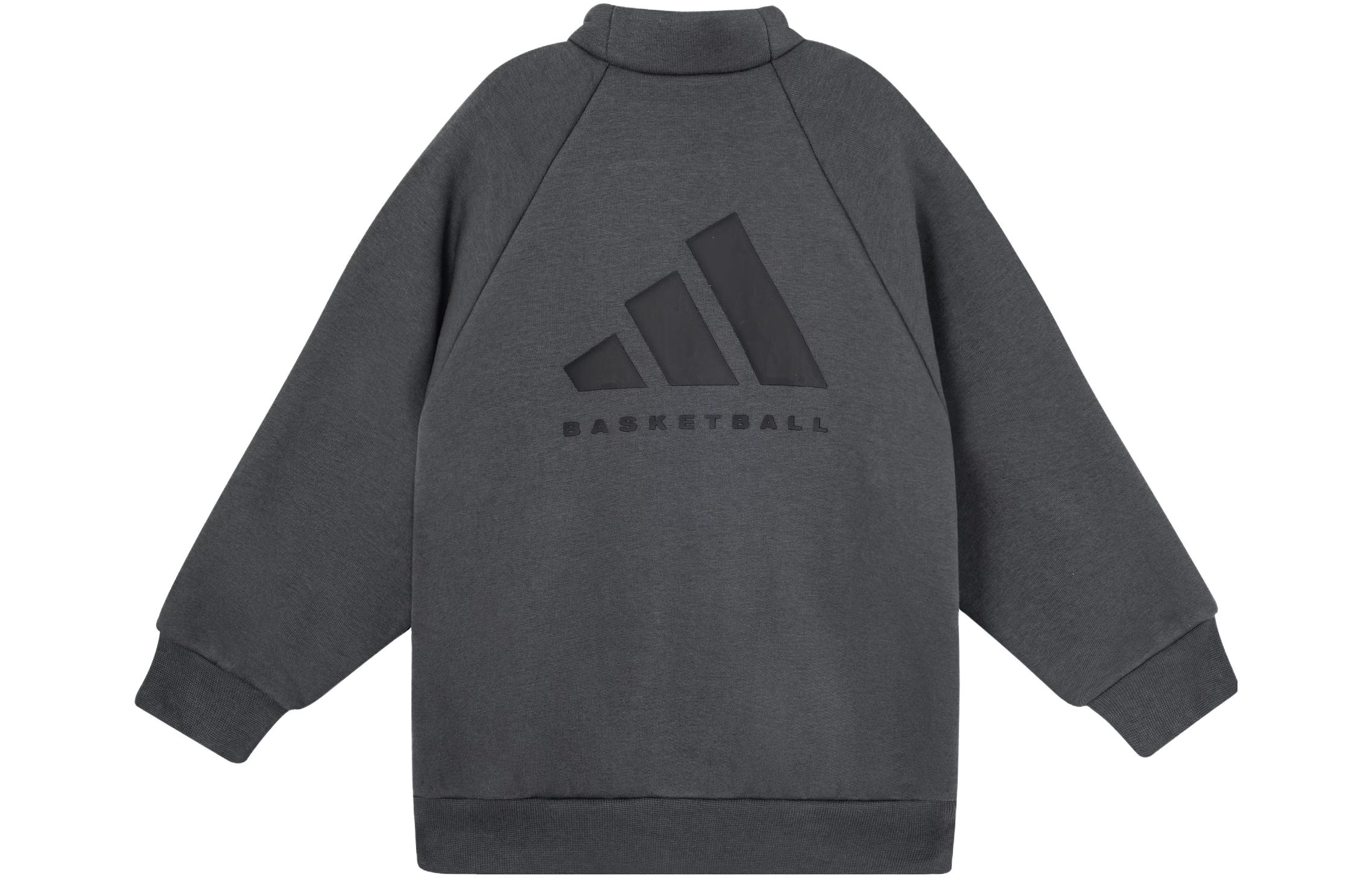 Мужская куртка adidas Logo (угольно-черная) — фото 5
