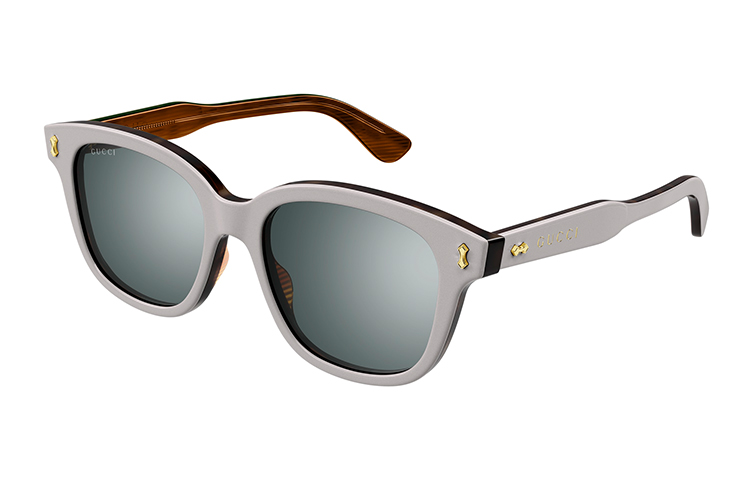 GUCCI Plate Frame Square Sunglasses Unisex