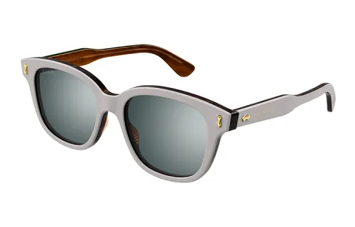GUCCI Plate Frame Square Sunglasses Unisex
