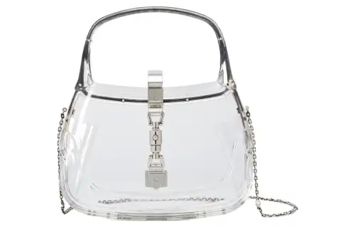 GUCCI Jackie 1961 Plexiglass Portable Crossbody Bag, Shoulder Bag Mini Women's Transparent