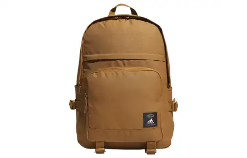 Adidas Recycled Polyester Material Backpack Regular Unisex Bronze Strata