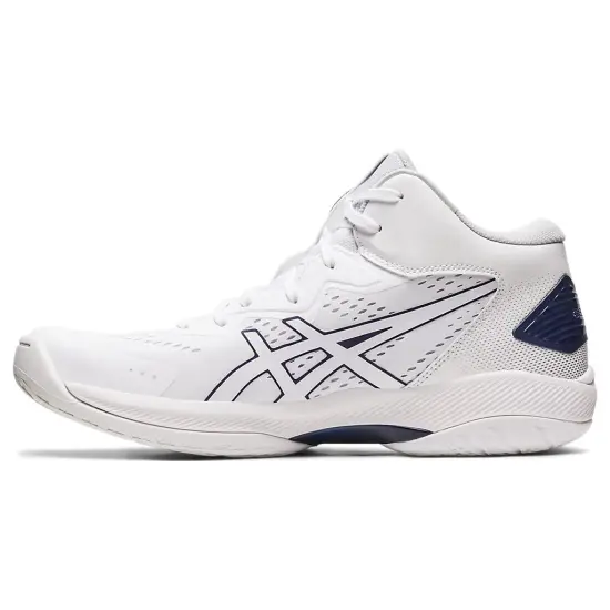 Asics Gel-Hoop V15 Basketball Shoes Men Mid-top White/Navy