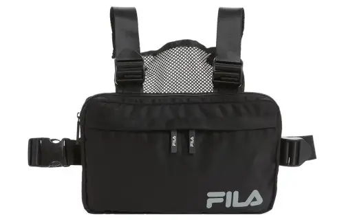 FILA Polyester Nylon Sling Bag Regular Men's Black