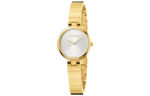 CALVIN KLEIN Wrist Watches Quartz Movement Stainless Steel Strap 28mm White Dial Men's Watches 30m Water Resistant
