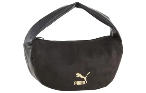 PUMA Polyester Casual Bag, Storage Bag, Portable Crossbody Bag, Shoulder Bag Women's Black