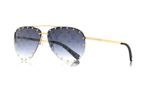 LOUIS VUITTON Aviator Sunglasses Men's Gold