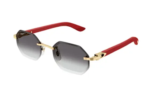 Cartier Geometric Frame Sunglasses