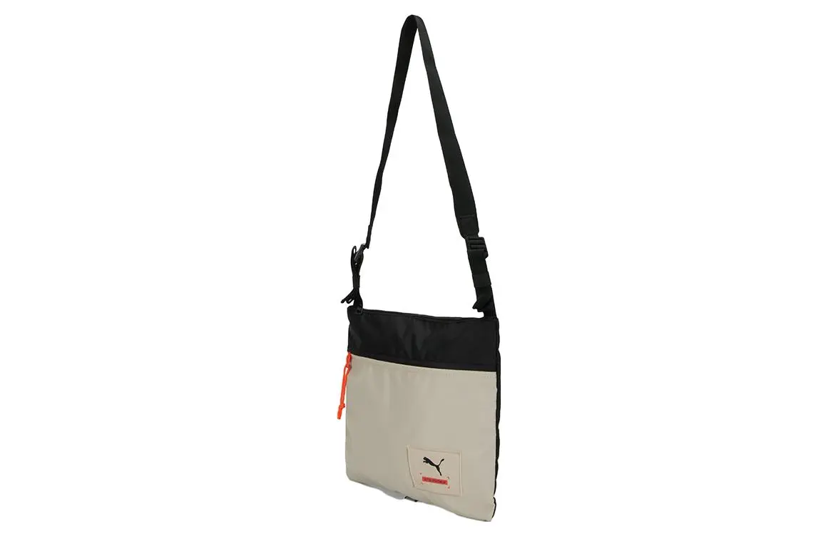 PUMA Fabric Crossbody Bags Unisex Umber & Black