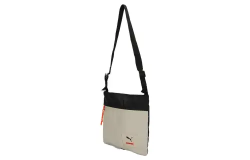 PUMA Fabric Crossbody Bags Unisex Umber & Black