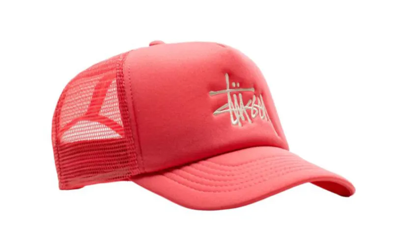 Stussy Polyester Baseball Caps Women's Pink