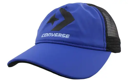 Converse Logo Print Baseball Caps Unisex Blue