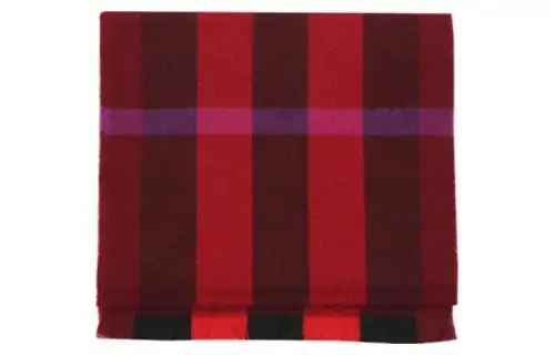 Burberry Knit Scarves Unisex Red