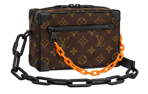LOUIS VUITTON Mini Soft Trunk Monogram Brown/Orange