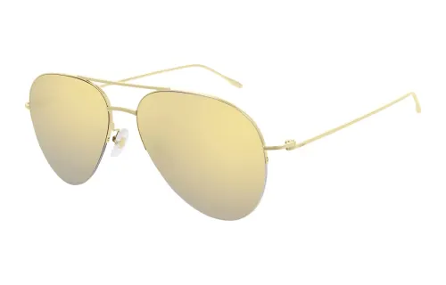 CARTIER 18K Gold Aviator Sunglasses Unisex Gold