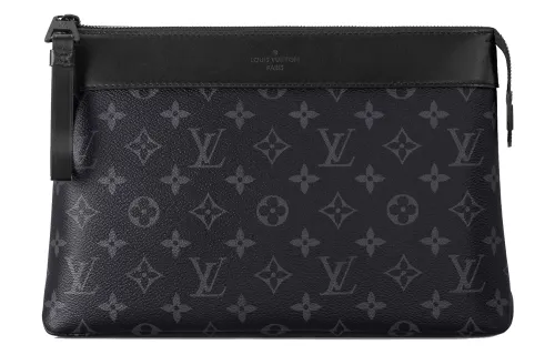 LOUIS VUITTON Pochette Voyage Souple Monogram Eclipse