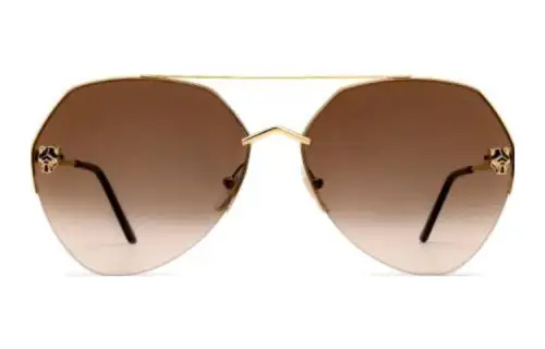 Cartier Aviator Frame Sunglasses