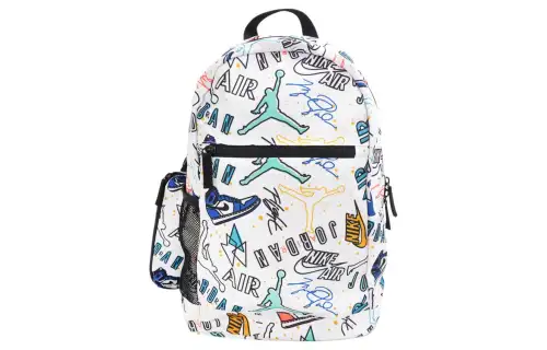 Jordan Elementary School Backpack White