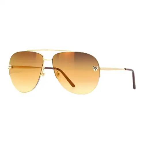Cartier Panthère Pilot-frame Sunglasses