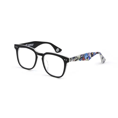 A BATHING APE Acetate Oval Eyeglass Frames Unisex