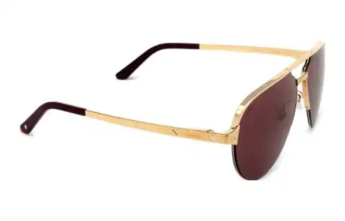 Cartier Aviator Framed Sunglasses