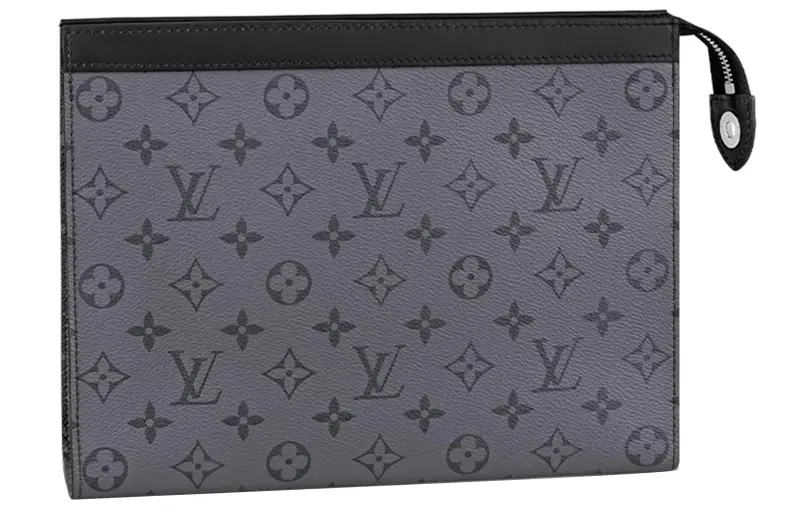 LOUIS VUITTON Pochette Voyage Monogram Eclipse Reverse Mm Gray