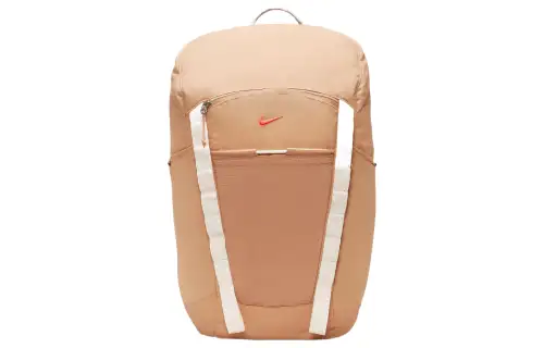 Nike Nike, adjustable capacious sports trend straps, amber brown chestnut red backpack for men and women, for beloved