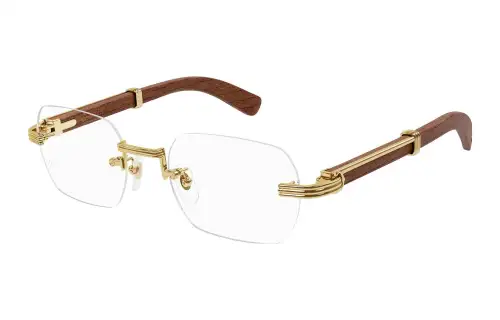 Cartier Rectangle Rimless Glasses