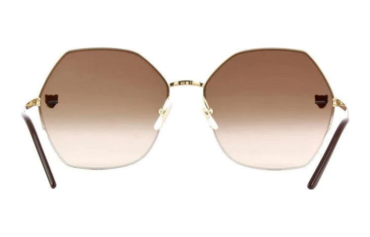 Женские очки Cartier Sunglasses (золотистые) — Золото — фото 2