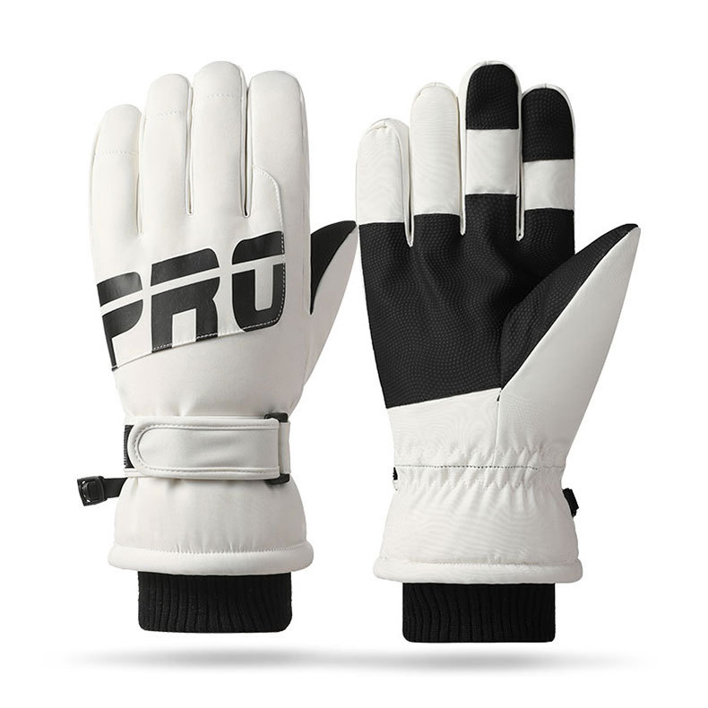 ZHIYILIANGPIN Winter Cycling Thermal With Slip Resistant Thickened And Fleece Lined, Touchscreen Ski Gloves