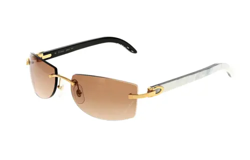 Cartier Rectangle Framed Sunglasses