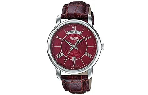 CASIO Unisex Standard Series 42mm Red Watch BEM-152L-4A