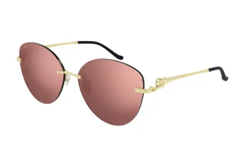 round-frame tinted sunglasses