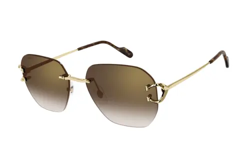 Cartier Geometric Frame Sunglasses