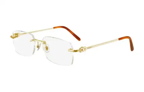 Cartier Rectangular Rimless Glasses