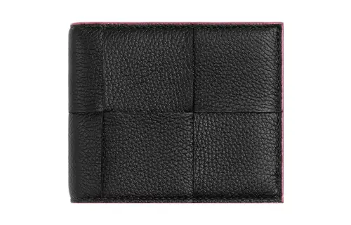 Bottega Veneta Calfskin Wallet Regular Men's Black