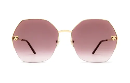 Cartier Eyewear Panthere Geometric Sunglasses
