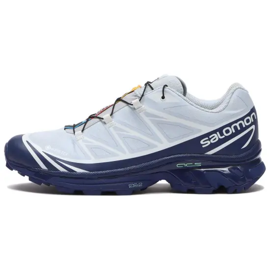 SALOMON XT 6 Gore Tex Blue Print Heather White