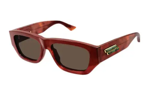 Bottega Veneta Eyewear Rectangular Frame Sunglasses