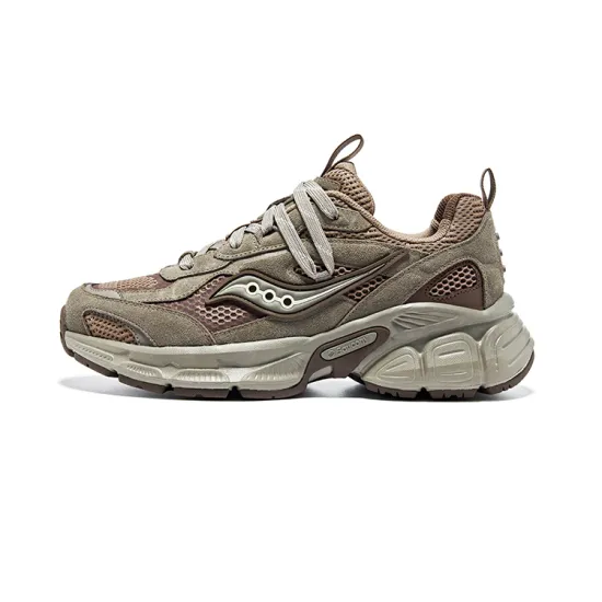 Saucony 2K CAVALRY Running Shoes Unisex Low-Top Coffee Brown
